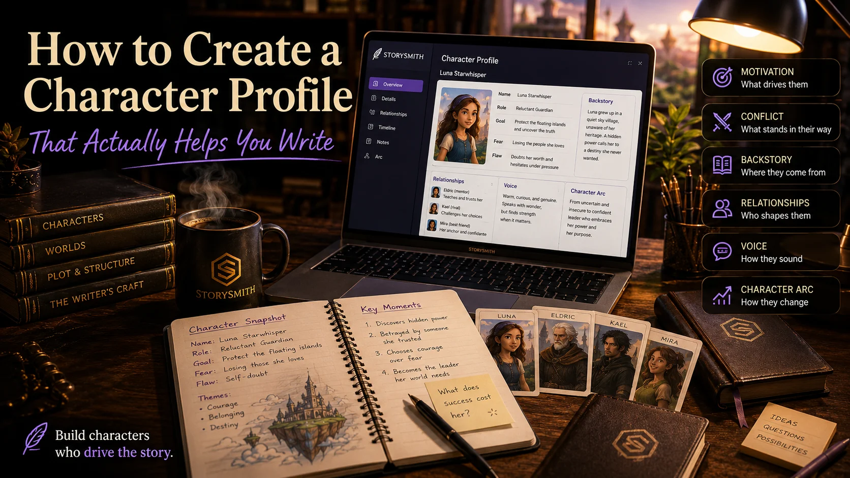 How to Create a Character Profile That Actually Helps You Write